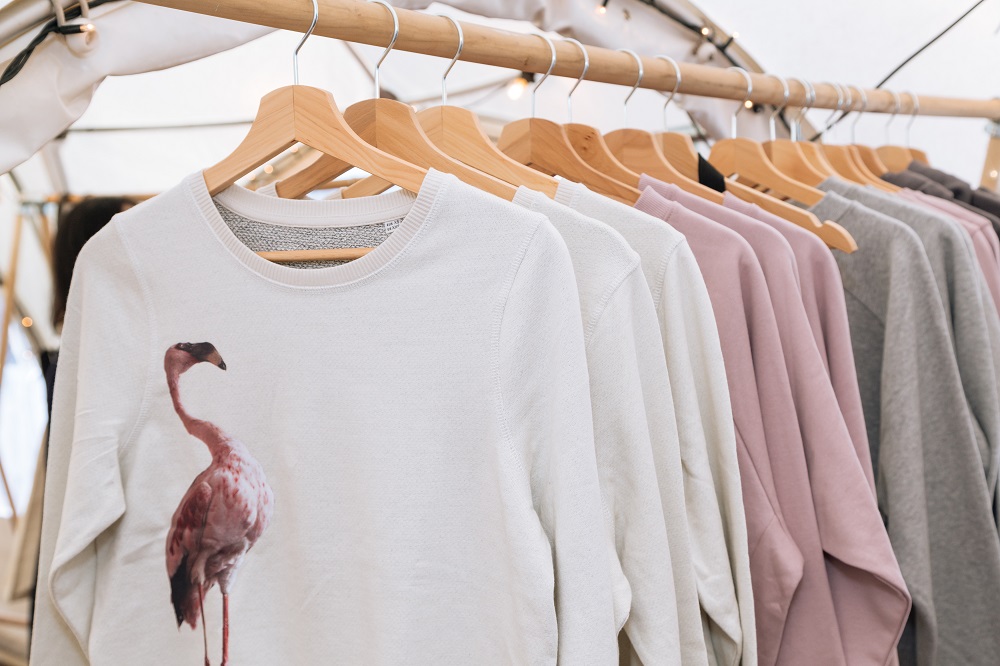 Clothes on a sales rack - Product photography