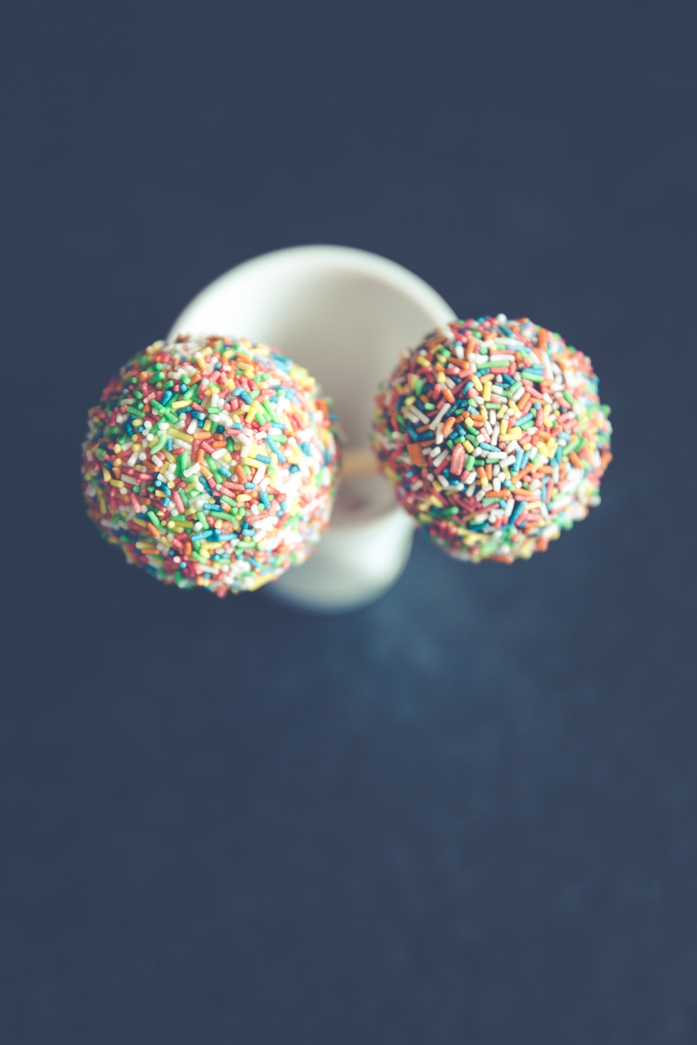 Pop cakes from above