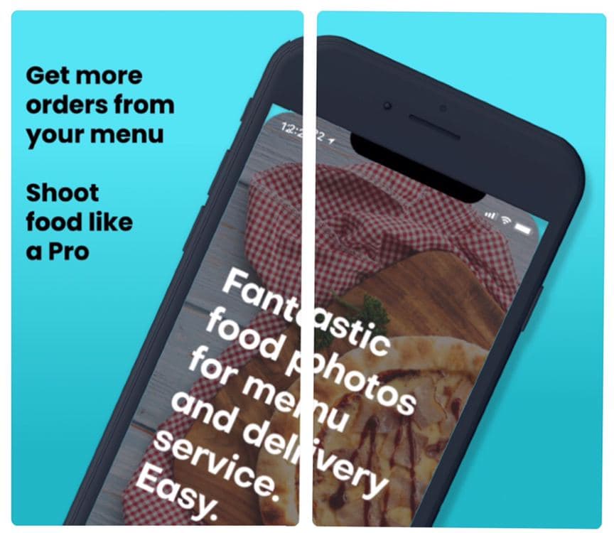 Photo of Splento Food Photography App screen