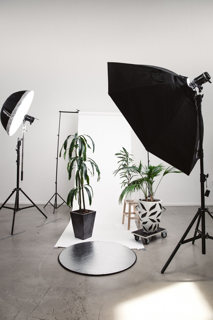 Professional lighting in photography