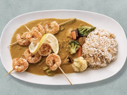 Scampi i karrisaus, edited by Splento and delivered to the listing
